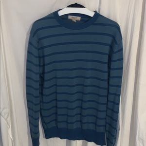 Blue Striped Faconnable Sweater Size L